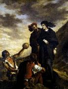 Eugene Delacroix Hamlet and Horatio in the Graveyard oil